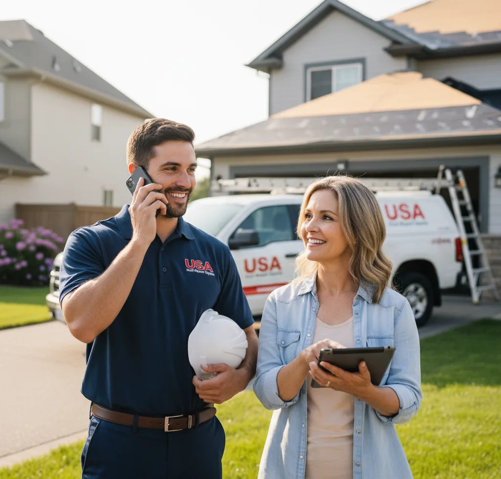USA Roof Repair Experts customer support in Latrobe